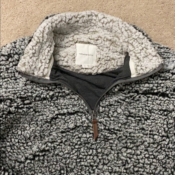 Sherpa Pullover Sweatshirt - Picture 2 of 2